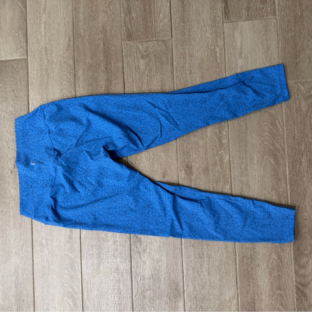 Zyia Blue Patterned Low Compression Leggings - image 4